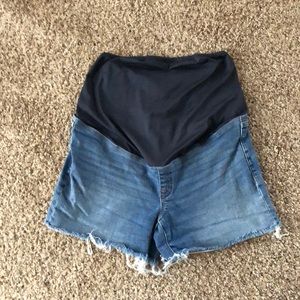 Madewell Maternity High Rise Denim Shorts
